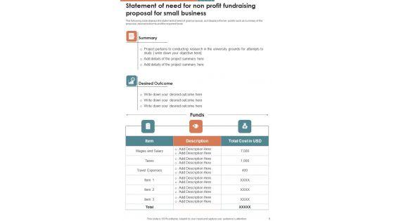 Non_Profit_Fundraising_Proposal_For_Small_Business_Example_Document_Report_Doc_Pdf_Ppt_Slide_5.jpg
