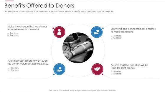 Non_Profit_Making_Capital_Raising_Contributors_Benefits_Offered_To_Donors_Infographics_PDF_Slide_1.jpg