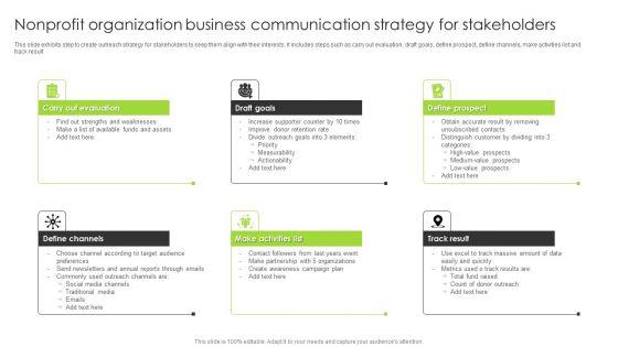 Nonprofit_Organization_Business_Communication_Strategy_For_Stakeholders_Summary_PDF_Slide_1.jpg