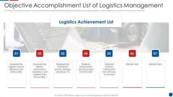 Objective_Accomplishment_List_Of_Logistics_Management_Ppt_PowerPoint_Presentation_File_Background_Image_PDF_Slide_1.jpg