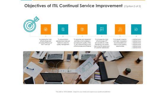 Objectives Of ITIL Continual Service Improvement Opportunities Ppt Show Layout PDF Objectives Of ITIL Continual Service Improvement Opportunities Ppt Show Layout PDF