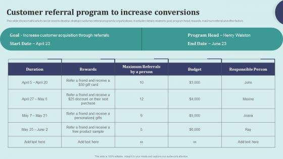 Offline_Marketing_Techniques_To_Elevate_Brand_Visibility_Customer_Referral_Program_Template_PDF_Slide_1.jpg