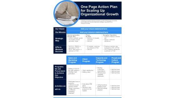 One_Page_Action_Plan_For_Scaling_Up_Organizational_Growth_PDF_Document_PPT_Template_Slide_1.jpg