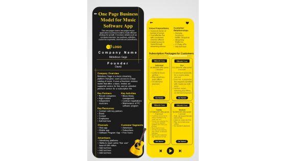 One_Page_Business_Model_For_Music_Software_App_PDF_Document_PPT_Template_Slide_1.jpg