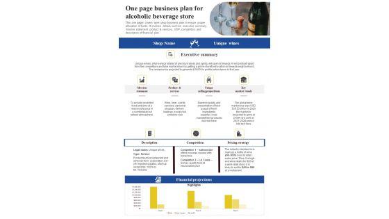 One_Page_Business_Plan_For_Alcoholic_Beverage_Store_PDF_Document_PPT_Template_Slide_1.jpg