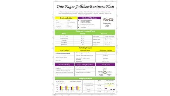 One_Page_Business_Plan_For_Fast_Food_Chain_Jollibee_PDF_Document_PPT_Template_Slide_1.jpg