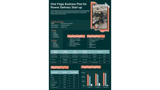 One_Page_Business_Plan_For_Flower_Delivery_Start_Up_PDF_Document_PPT_Template_Slide_1.jpg