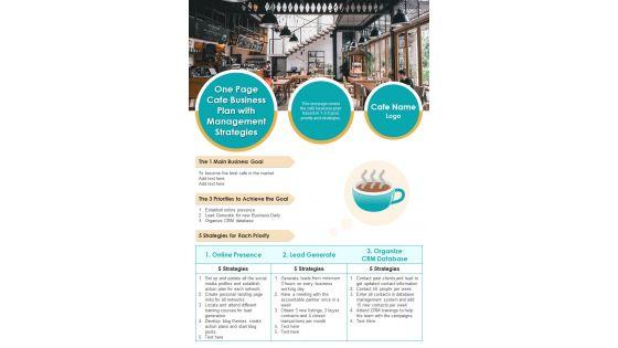 One_Page_Cafe_Business_Plan_With_Management_Strategies_PDF_Document_PPT_Template_Slide_1.jpg