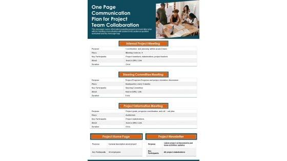 One_Page_Communication_Plan_For_Project_Team_Collaboration_PDF_Document_PPT_Template_Slide_1.jpg