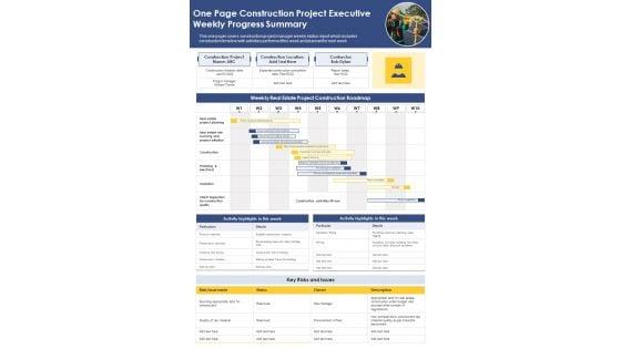 One_Page_Construction_Project_Executive_Weekly_Progress_Summary_PDF_Document_PPT_Template_Slide_1.jpg