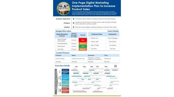 One_Page_Digital_Marketing_Implementation_Plan_To_Increase_Product_Sales_PDF_Document_PPT_Template_Slide_1.jpg