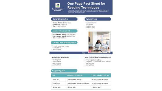 One_Page_Fact_Sheet_For_Reading_Techniques_PDF_Document_PPT_Template_Slide_1.jpg
