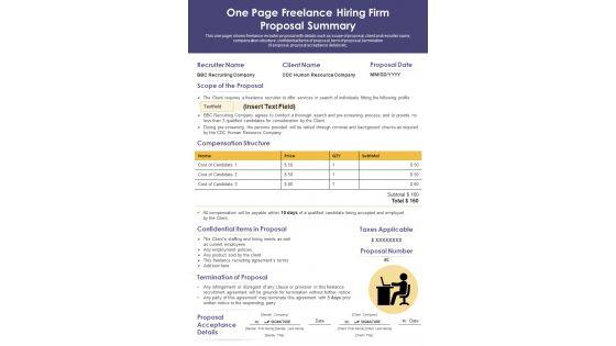 One_Page_Freelance_Hiring_Firm_Proposal_Summary_PDF_Document_PPT_Template_Slide_1.jpg