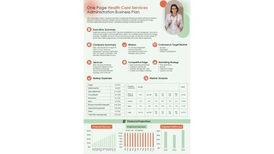 One_Page_Health_Care_Services_Administration_Business_Plan_PDF_Document_PPT_Template_Slide_1.jpg