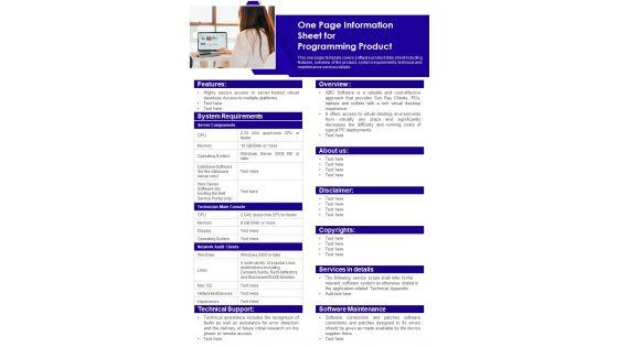 One_Page_Information_Sheet_For_Programming_Product_PDF_Document_PPT_Template_Slide_1.jpg