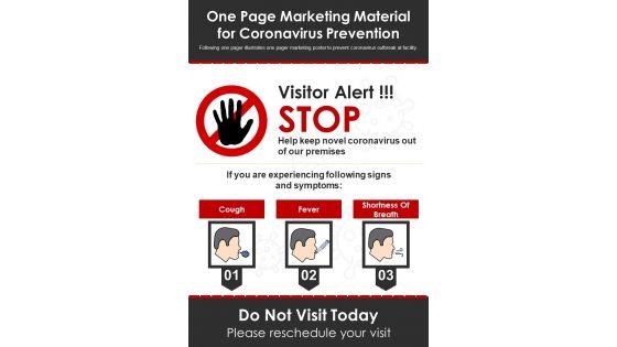 One_Page_Marketing_Material_For_Coronavirus_Prevention_PDF_Document_PPT_Template_Slide_1.jpg