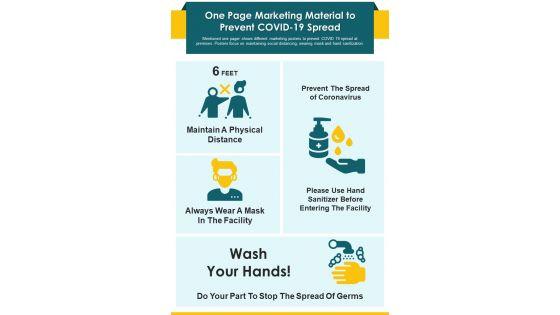 One_Page_Marketing_Material_To_Prevent_COVID_19_Spread_PDF_Document_PPT_Template_Slide_1.jpg