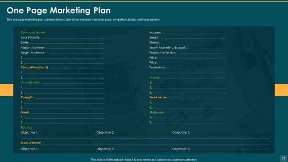 One_Page_Marketing_Plan_To_Increase_Sales_And_Profitability_Ppt_PowerPoint_Presentation_Complete_Deck_With_Slides_Slide_12.jpg