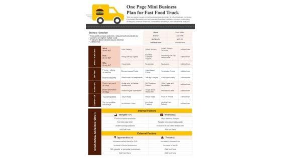 One_Page_Mini_Business_Plan_For_Fast_Food_Truck_PDF_Document_PPT_Template_Slide_1.jpg