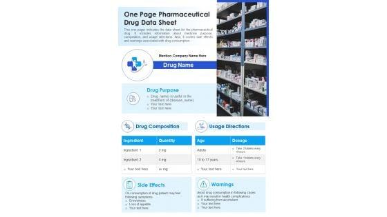 One_Page_Pharmaceutical_Drug_Data_Sheet_PDF_Document_PPT_Template_Slide_1.jpg