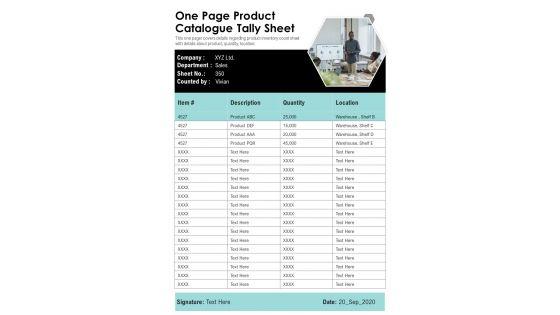 One_Page_Product_Catalogue_Tally_Sheet_PDF_Document_PPT_Template_Slide_1.jpg