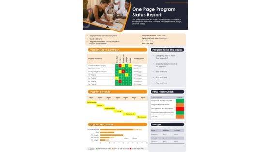 One_Page_Program_Status_Report_PDF_Document_PPT_Template_Slide_1.jpg