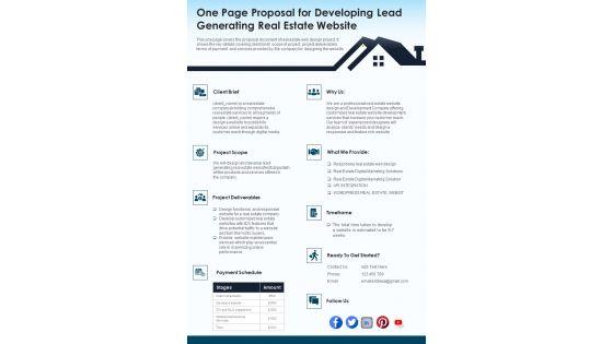 One_Page_Proposal_For_Developing_Lead_Generating_Real_Estate_Website_PDF_Document_PPT_Template_Slide_1.jpg