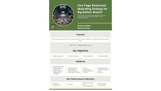 One_Page_Restaurant_Marketing_Strategy_For_Big_Bottom_Market_PDF_Document_PPT_Template_Slide_1.jpg