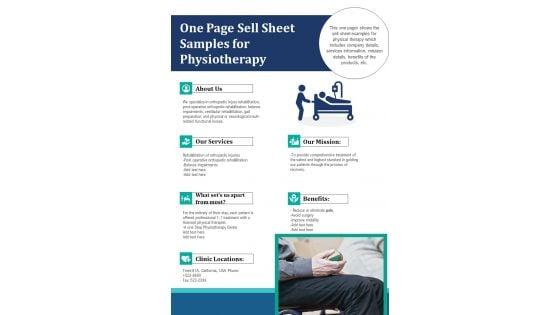 One_Page_Sell_Sheet_Samples_For_Physiotherapy_PDF_Document_PPT_Template_Slide_1.jpg