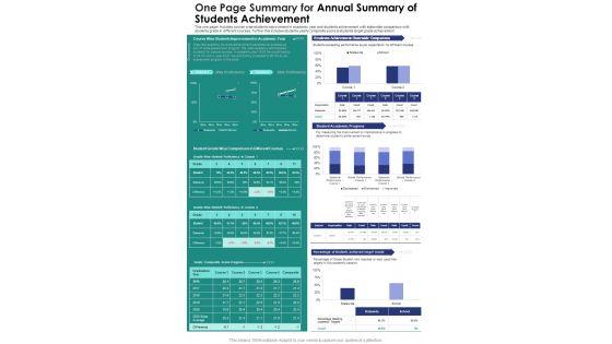 One_Page_Summary_For_Annual_Summary_Of_Students_Achievement_One_Pager_Documents_Slide_1.jpg