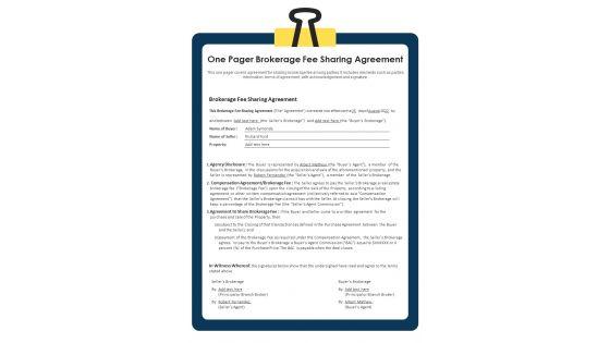 One_Pager_Brokerage_Fee_Sharing_Agreement_PDF_Document_PPT_Template_Slide_1.jpg