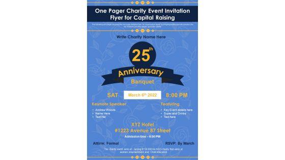 One_Pager_Charity_Event_Invitation_Flyer_For_Capital_Raising_PDF_Document_PPT_Template_Slide_1.jpg