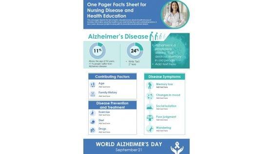 One_Pager_Facts_Sheet_For_Nursing_Disease_And_Health_Education_PDF_Document_PPT_Template_Slide_1.jpg