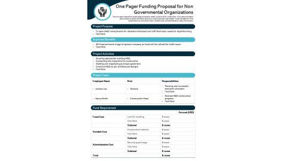 One_Pager_Funding_Proposal_For_Non_Governmental_Organizations_PDF_Document_PPT_Template_Slide_1.jpg