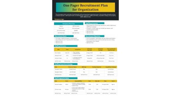 One_Pager_Recruitment_Plan_For_Organization_PDF_Document_PPT_Template_Slide_1.jpg