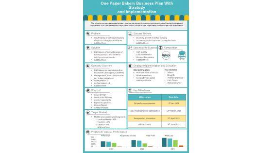 One_Pager_Strategy_And_Implementation_In_Business_Plan_PDF_Document_PPT_Template_Slide_1.jpg