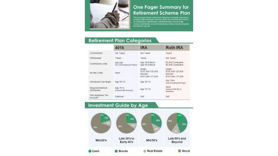 One_Pager_Summary_For_Retirement_Scheme_Plan_PDF_Document_PPT_Template_Slide_1.jpg