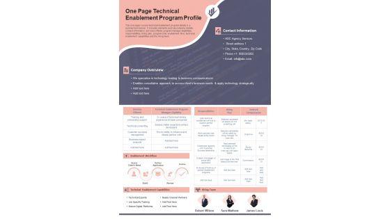 One_Pager_Technical_Enablement_Project_Report_PDF_Document_PPT_Template_Slide_1.jpg