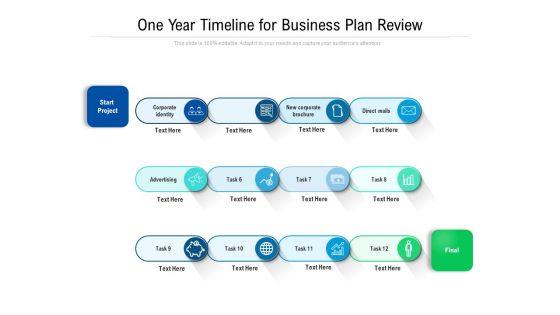 One_Year_Timeline_For_Business_Plan_Review_Ppt_PowerPoint_Presentation_File_Visual_Aids_PDF_Slide_1.jpg