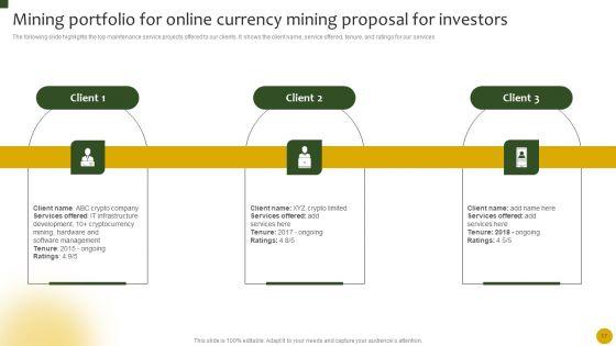 Online_Currency_Mining_Proposal_For_Investors_Ppt_PowerPoint_Presentation_Complete_Deck_With_Slides_Slide_17.jpg