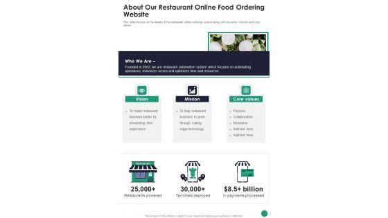 Online_Food_Ordering_Website_Project_For_Restaurants_About_Our_Restaurant_Online_One_Pager_Sample_Example_Document_Slide_1.jpg