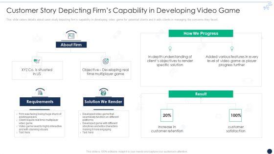 Online_Gaming_Funding_Pitch_Deck_Customer_Story_Depicting_Firms_Capability_In_Developing_Summary_PDF_Slide_1.jpg