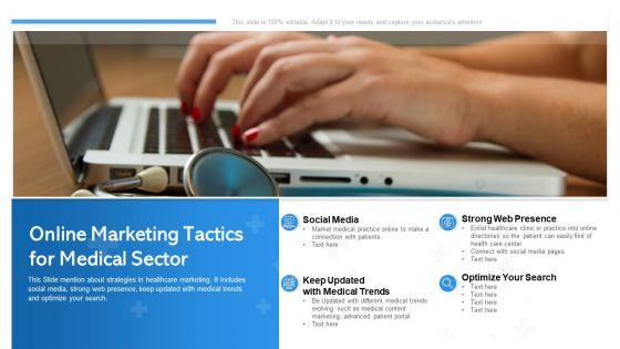 Online_Marketing_Tactics_For_Medical_Sector_Ppt_Ideas_Clipart_PDF_Slide_1.jpg