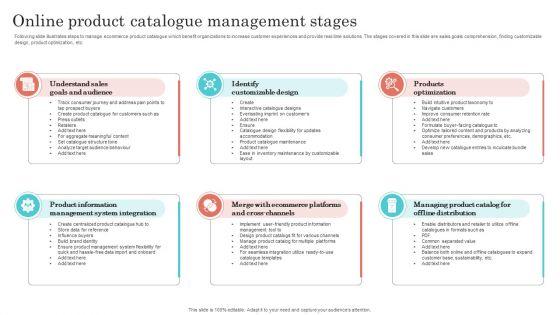 Online Product Catalogue Management Stages Portrait PDF Online Product Catalogue Management Stages Portrait PDF