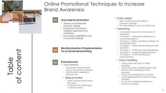 Online_Promotional_Techniques_To_Increase_Brand_Awareness_Ppt_PowerPoint_Presentation_Complete_Deck_With_Slides_Slide_3.jpg