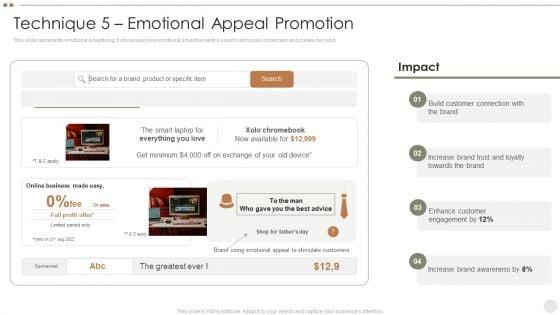 Online_Promotional_Techniques_To_Increase_Technique_5_Emotional_Appeal_Promotion_Sample_PDF_Slide_1.jpg