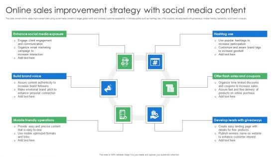 Online_Sales_Improvement_Strategy_With_Social_Media_Content_Elements_PDF_Slide_1.jpg