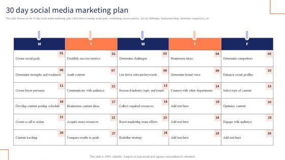 Optimizing_Digital_Channels_To_Enhance_Marketing_Strategy_30_Day_Social_Media_Marketing_Plan_Microsoft_PDF_Slide_1.jpg
