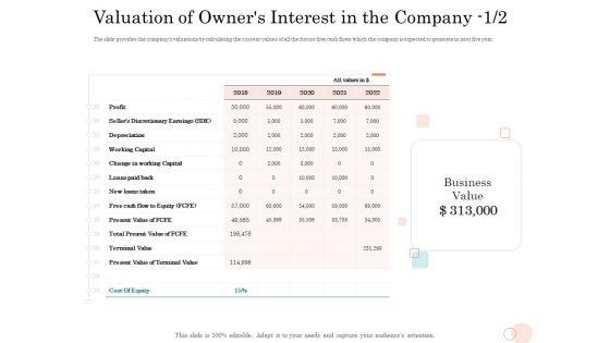Option_Pool_Funding_Pitch_Deck_Valuation_Of_Owners_Interest_In_The_Company_Capital_Inspiration_PDF_Slide_1.jpg
