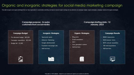 Organic_And_Inorganic_Strategies_For_Social_Media_Marketing_Campaign_Graphics_PDF_Slide_1.jpg